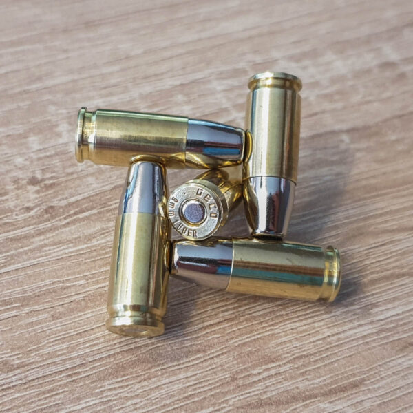 Patronen Magnete 9mm Luger Silber